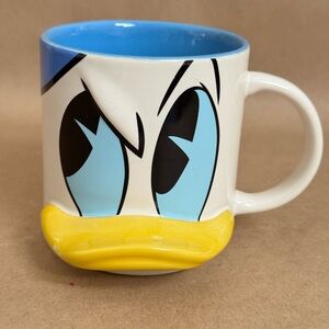 Disneyland Hong Kong Official Merchandise 3D Donald Duck Mug. 3.5” by 3.5”